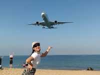 ✈️หาดไม้ขาว ถ่ายรูปคู่กับเครื่องบิน