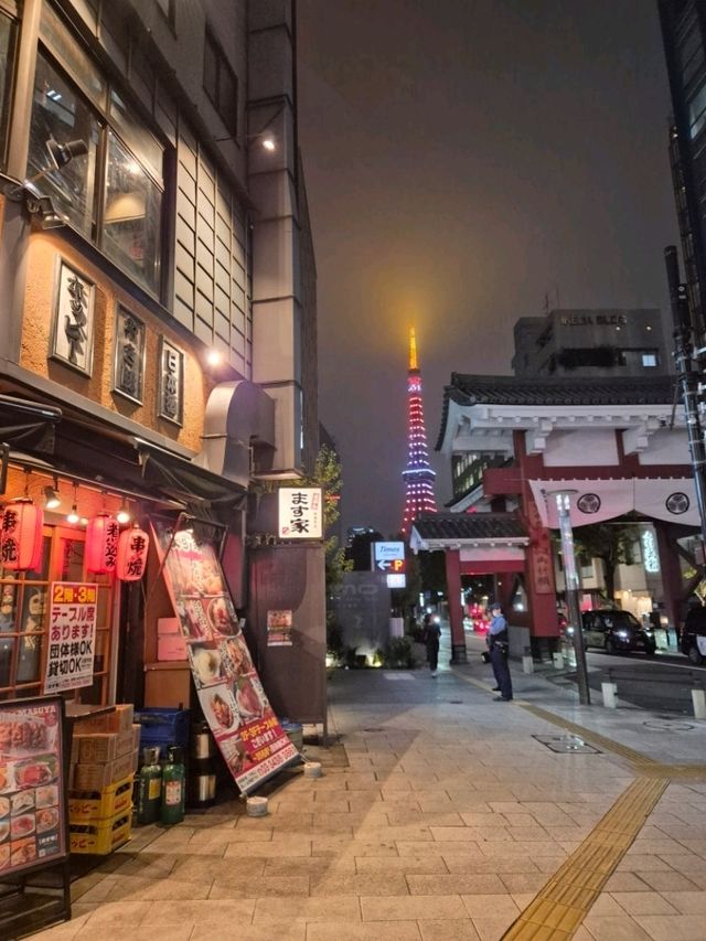 일본 도쿄 하마마쓰초역 근처 현지 이자카야 MASUYA SHIBADAIMON