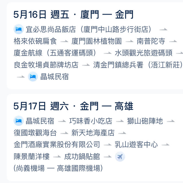 金廈旅遊趣