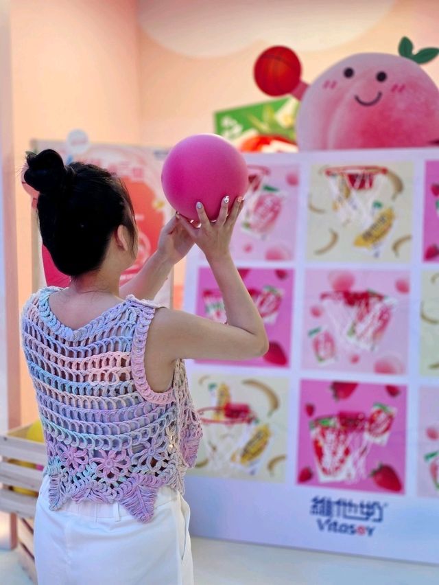 啟德 🍑 維他新pop up打卡📸