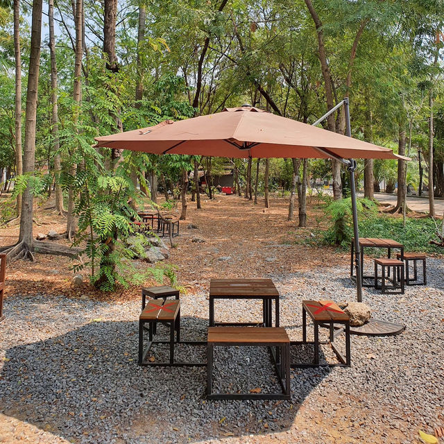 คาเฟ่บรรยากาศร่มรื่น ที่ลาดกระบัง 🍃