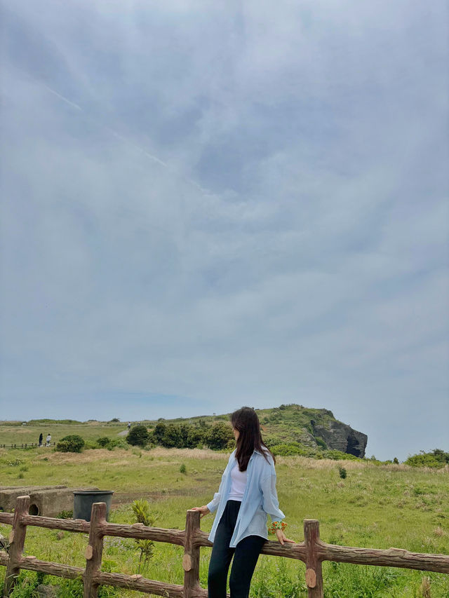제주 우도에서 가장 높은 오른 오름 🏔️