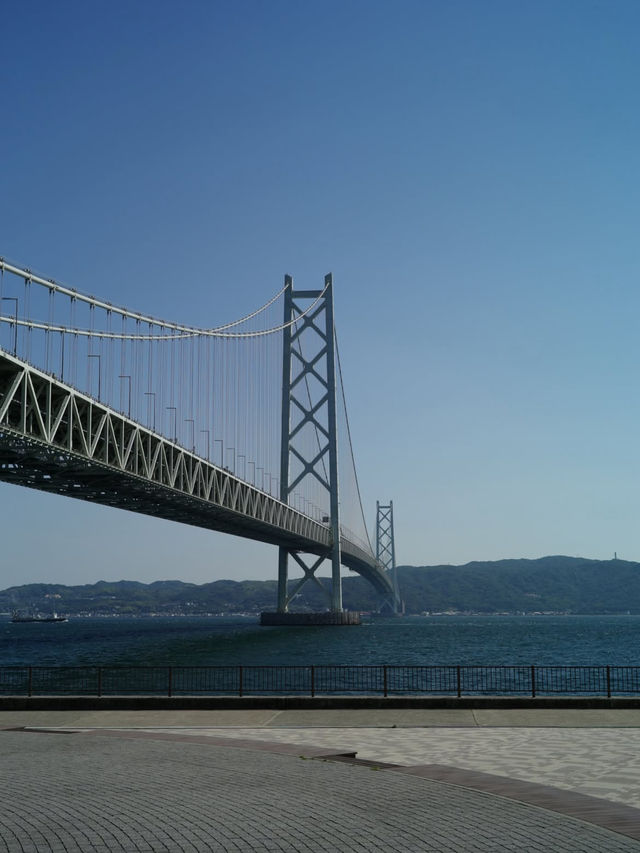 【明石海峡大橋】世界最大級の吊り橋でスケール満点の絶景体験🚗✨