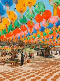 Flower Park at Munsu Temple