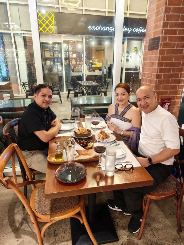 wine and tapas at Barcino.