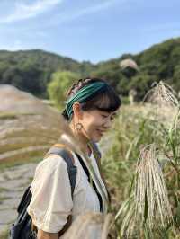 風吹過的午後，芒草間的微笑