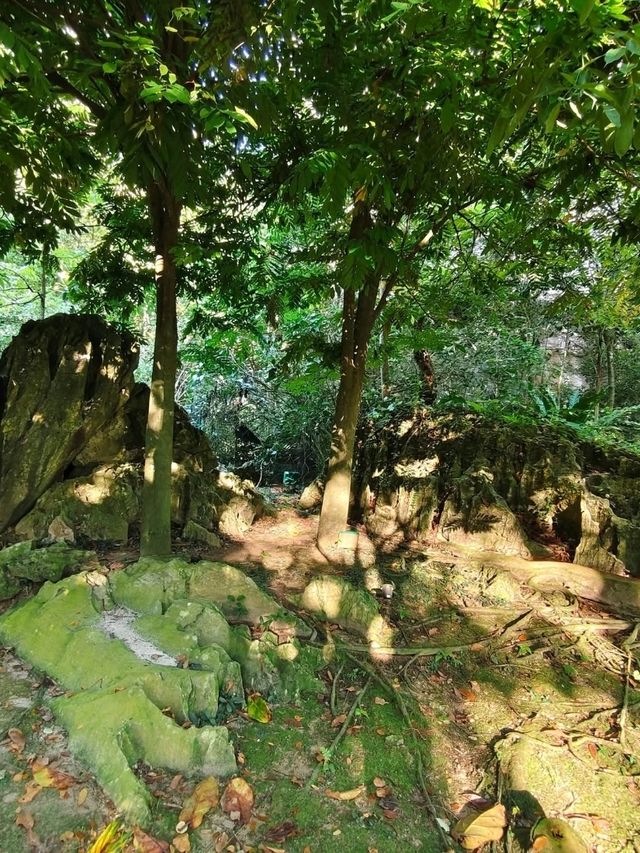 A Secluded Paradise by a Natural Lakeside Limestone Cliff