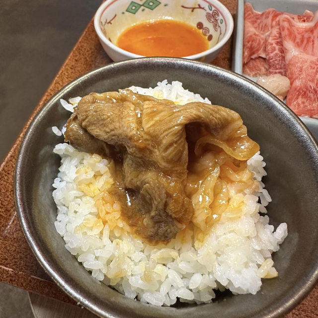 肉眼壽喜燒配日本米飯正 😍😍 肉眼壽喜燒配日本米飯正 😍😍