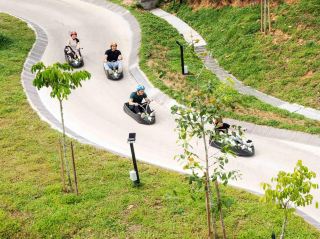 速度、景觀與無盡的樂趣在Skyline Luge