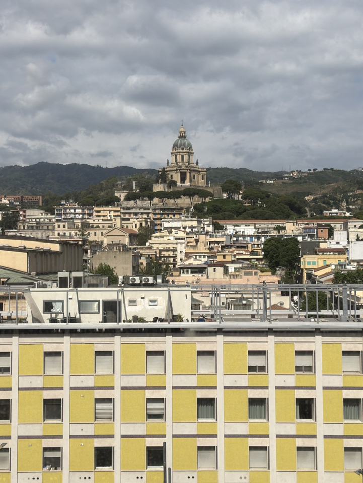 When visiting Messina, Sicily, the Cathedral of Messina is just a five-minute walk from downtown. The golden mosaics at the main entrance are absolutely stunning, and the astronomical clock on the facade daily.