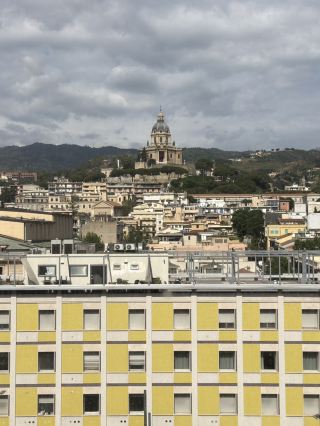 When visiting Messina, Sicily, the Cathedral of Messina is just a five-minute walk from downtown. The golden mosaics at the main entrance are absolutely stunning, and the astronomical clock on the facade daily.