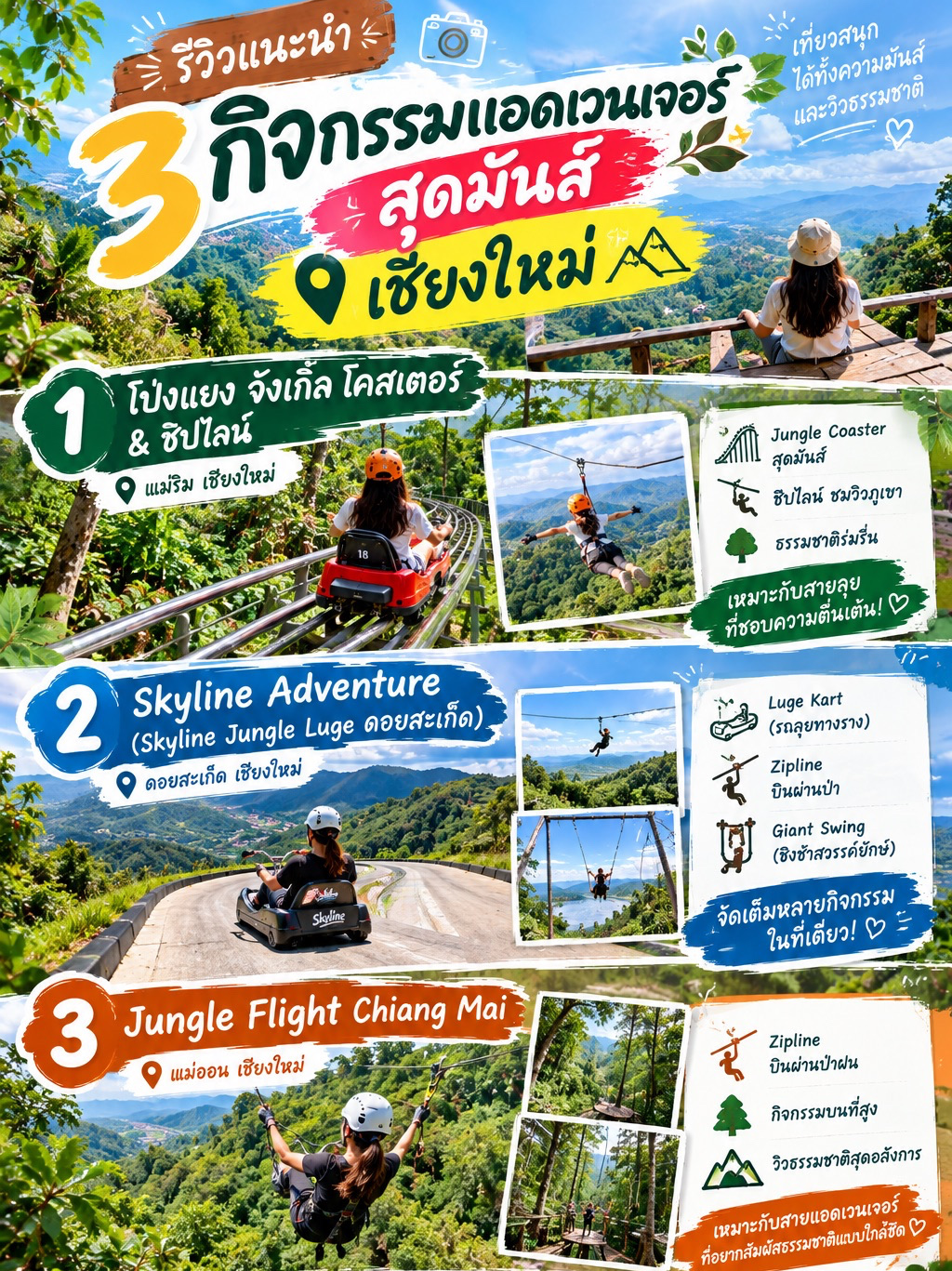 Top 3 Thrilling Adventure Activities in Chiang Mai: A Must-Try Guide