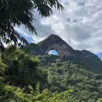 Moon Hill, Yangshuo. Check it out!