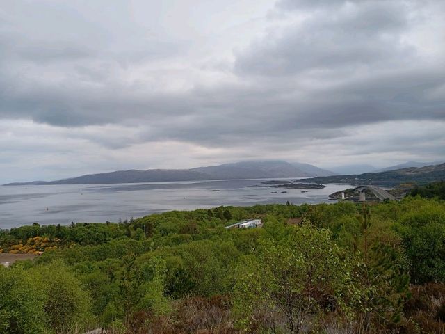 Skye Bridge and the village of Kyleakin 