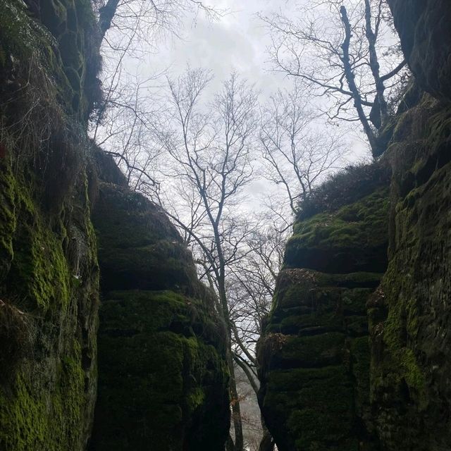The route to Bastei Bridge