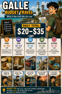 🗺️ Galle at Three Travel Budgets