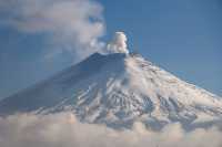 Ecuador's volcano has been in a continuous state of activity.