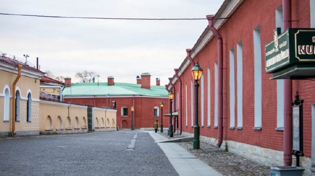 Peter and Paul Fortress - a building of the same age as St. Petersburg