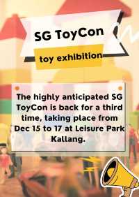 SG ToyCon 2023 | for Collectors and Enthusiasts
