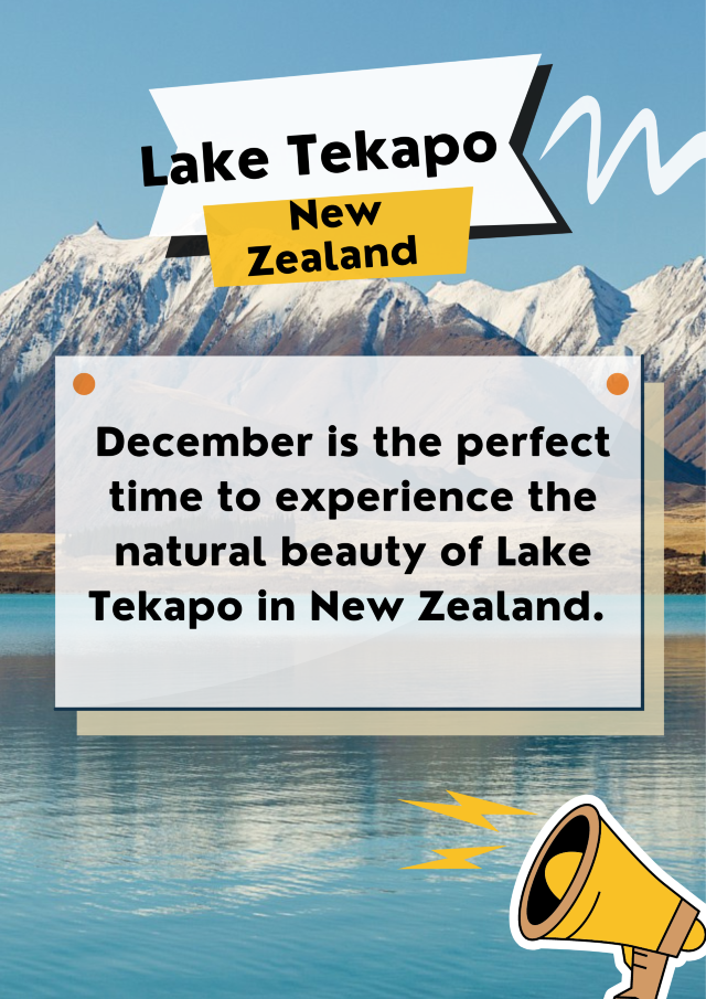The Best Season to Explore Lake Tekapo