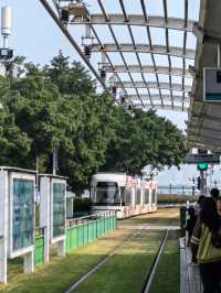乘坐“羊城最美七公里”有軌電車，去琶醍感受這裡的熱度和浪漫