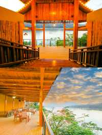 老撾酒店推薦‖在湄公河畔的房間內看日落