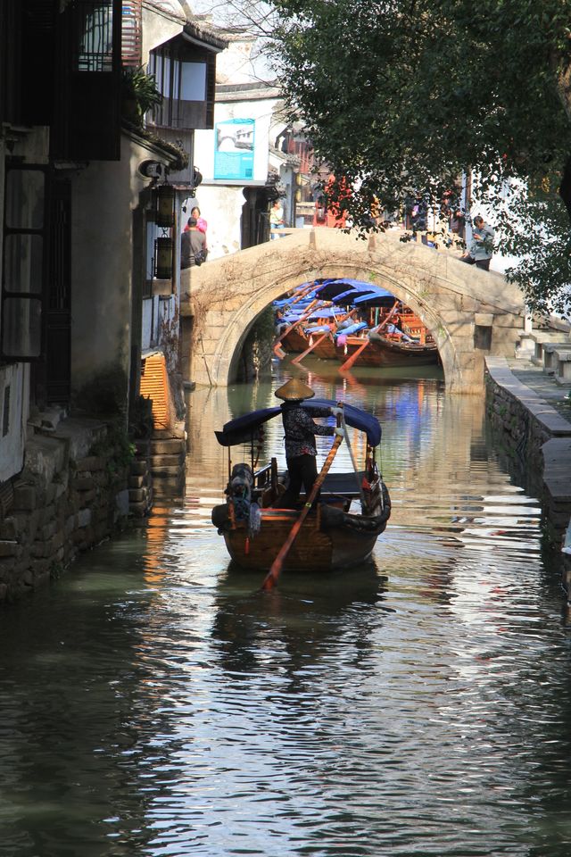 江南水鄉，水墨周莊