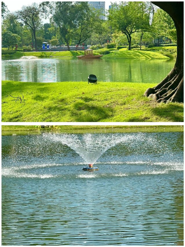 摩訶池公園，來了就不想走！