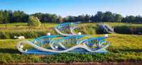 濱州市最大的公園——中海公園。