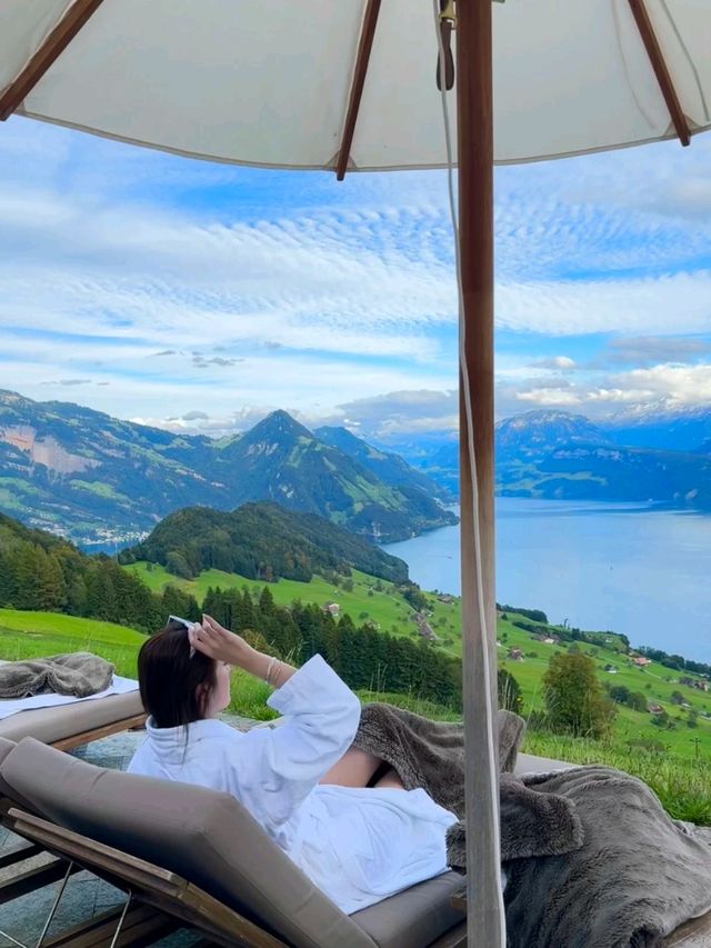 Hotel Villa Honegg in Switzerland is Breathtaking😍❤️🥰