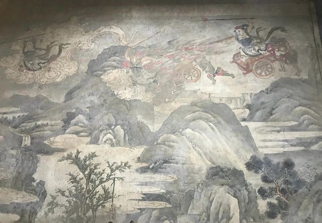 韓城大禹廟|精美的壁畫故事圖