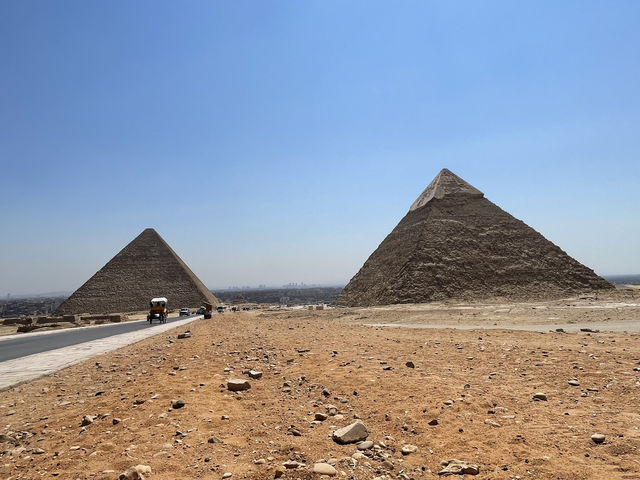 打卡埃及——Giza（吉薩）大金字塔、獅身人面像