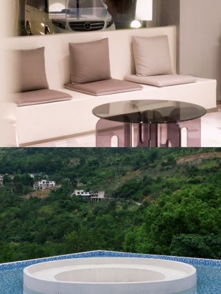 Have you ever stayed in a hotel perched atop a cliff overlooking a waterfall?
