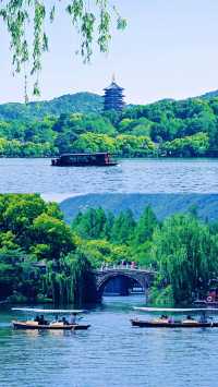 不敢想象，和你一起去西湖有多浪漫