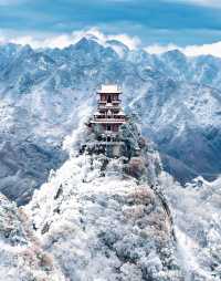 西安入冬第一場雪來了