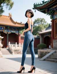 跟閨蜜四人一起去龍泉寺遊玩