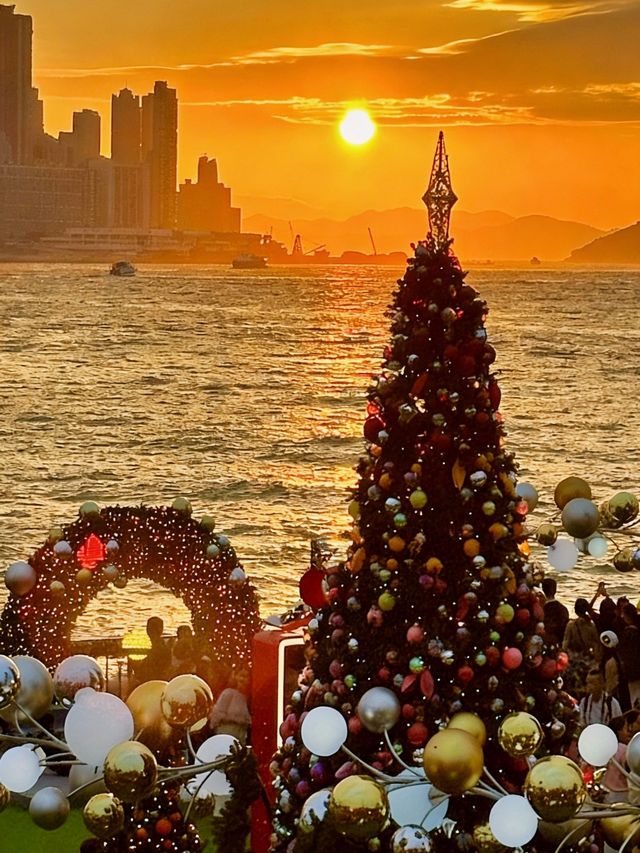 香港維多利亞港海濱。 香港維多利亞港海濱。