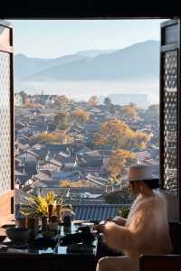 不藏了這家麗江獅子山的酒店,讓我想原地定居!