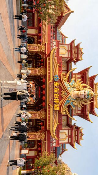 A Chinese ancient-style theme park with an amazing experience