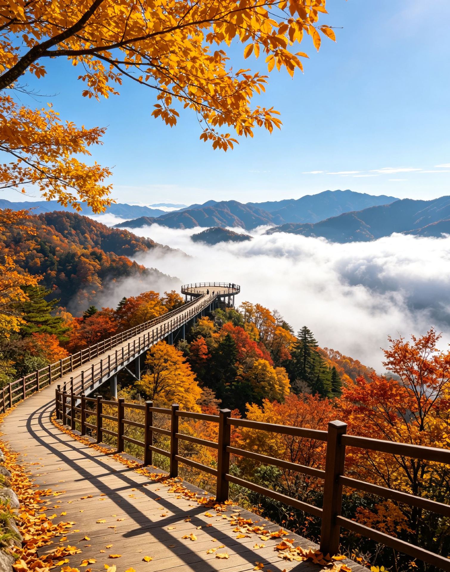 Strolling Through Golden Autumn: A Date with the Red Leaves of Guangwu Mountain