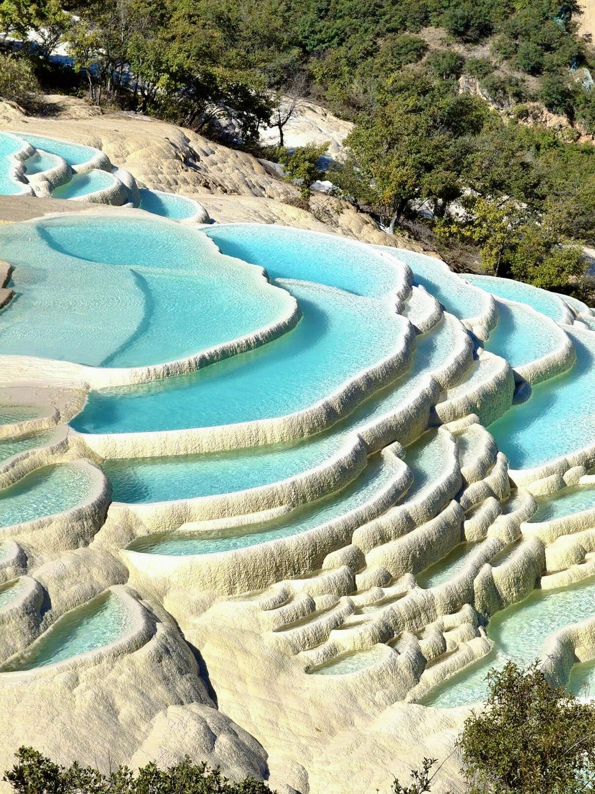 No need to go to Turkey! This "Terraces of the Immortals" in Shangri-La is breathtaking
