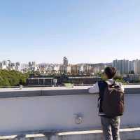 View from the top of CNU building 