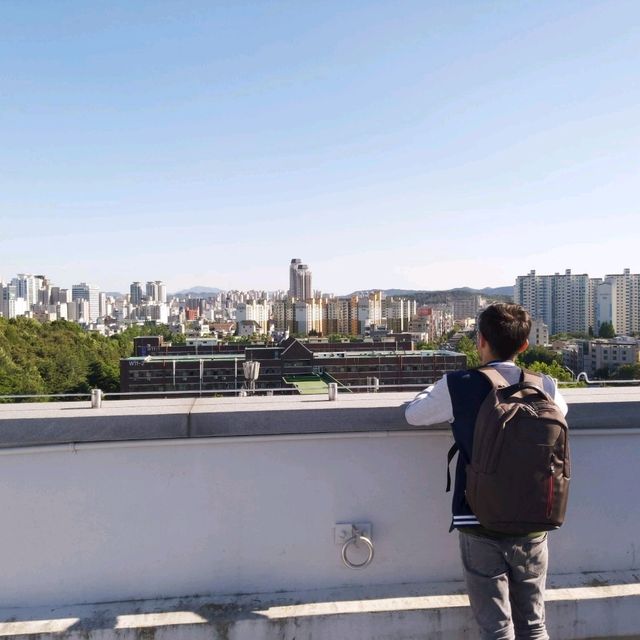 View from the top of CNU building 
