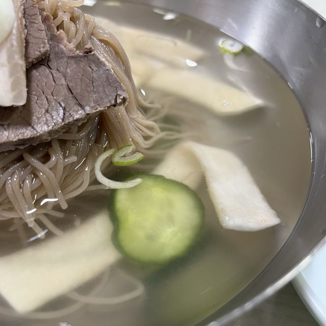 【韓国ソウル・東大門】ミシュランに選ばれた本場の冷麺「平壌麺屋」