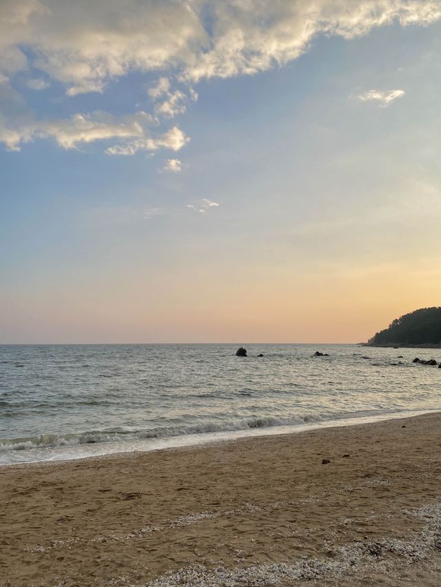 일몰이 아름다운 인천 선녀바위해수욕장🌅🧡