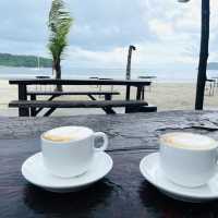 Chilled morning coffee 