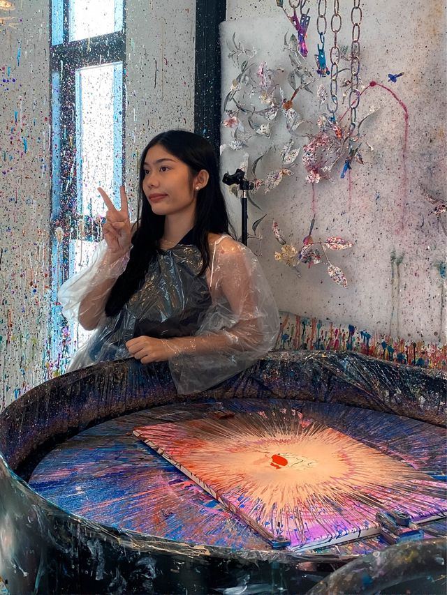 ที่แรกในไทยที่ทำงานศิลปะด้วยการปาเป้า 🎨🎈🎯