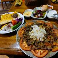 Delicious, authentic Turkish cuisine + a nice stroll