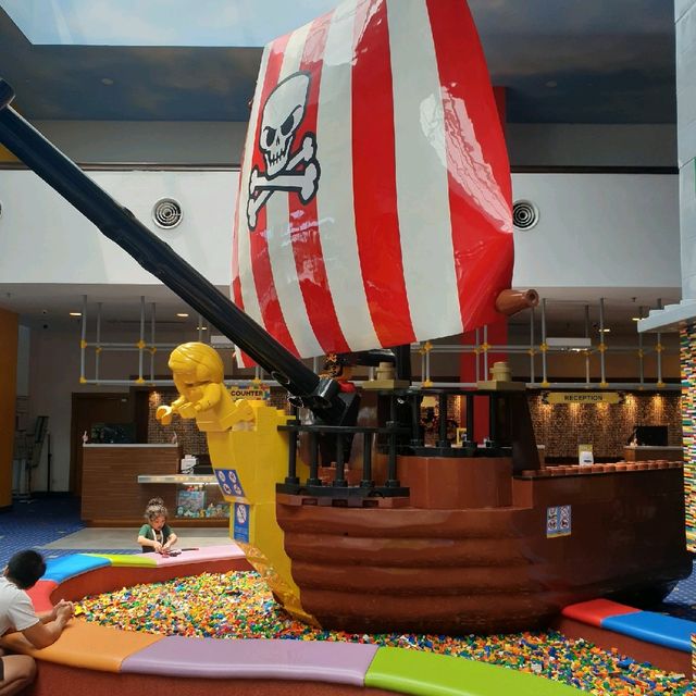 Legoland Lobby overload with legos! 
