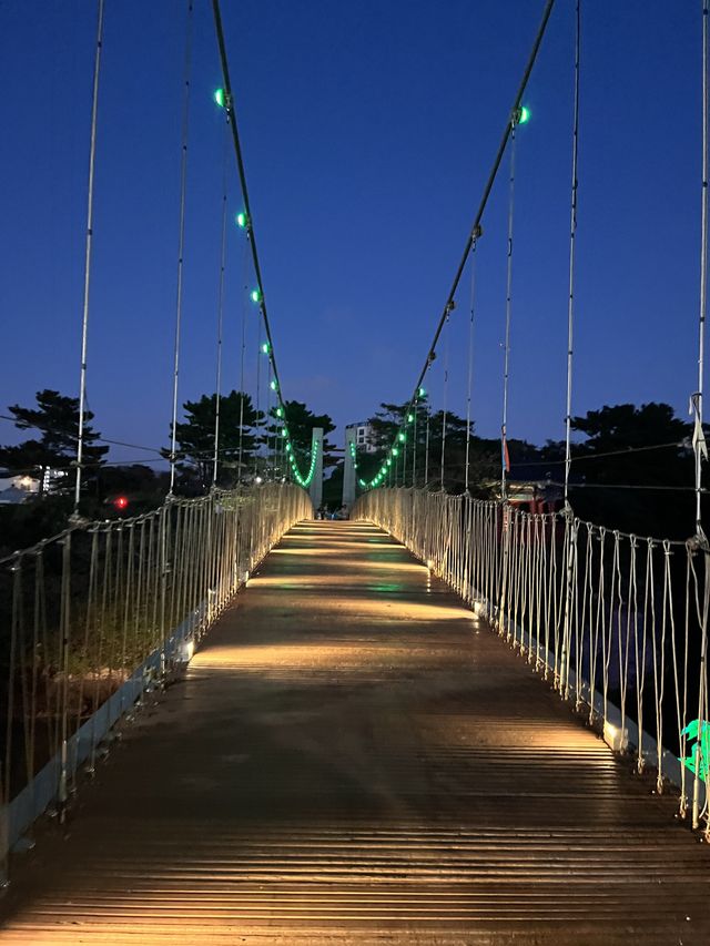 제주도 공항근처 가볼만한곳 용두암 출렁다리